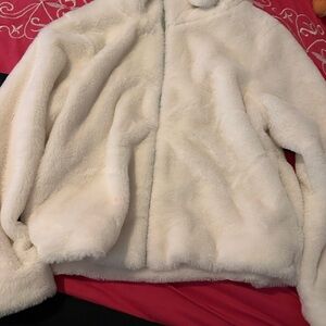 Cozy Cream Faux Fur Jacket